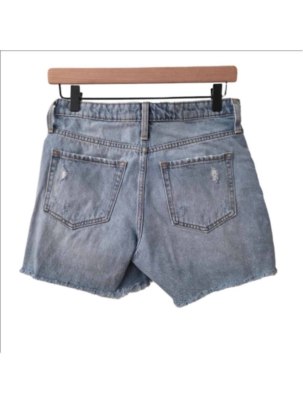 Gap Vintage Cut Off Denim Shorts Womens Size 2/26 Light Wash Blue